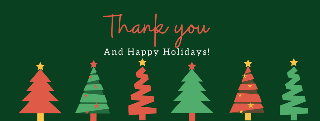Holiday Shipping and Store Updates