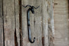 A blacksmith hand forged Longhorn style animal head hook by Wicks Forge
