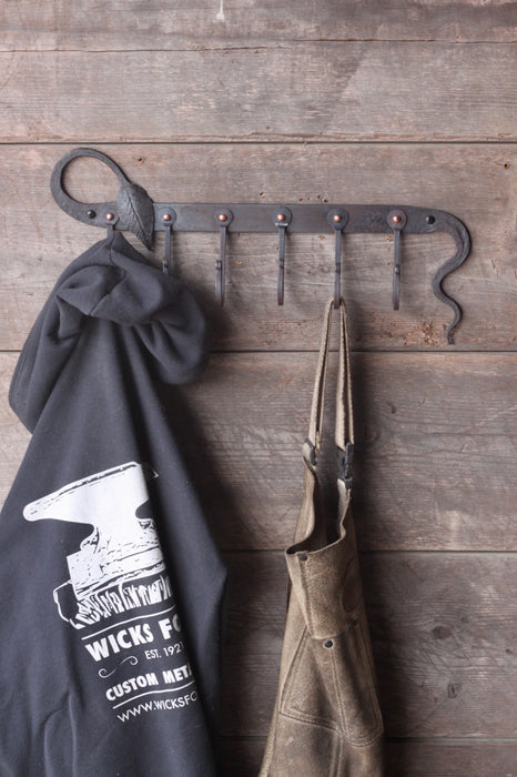 Coat Rack - Organic Leaf and Vine
