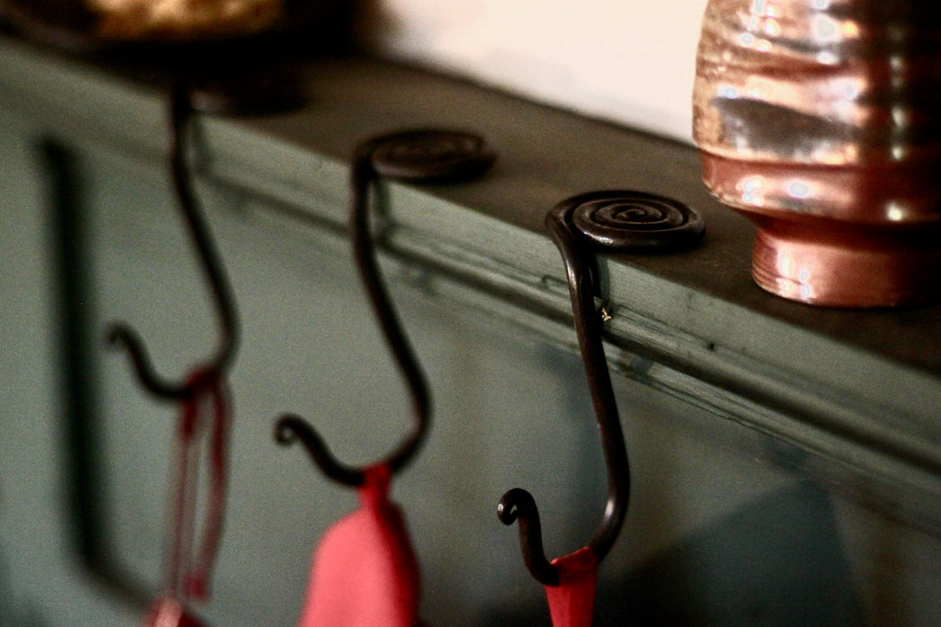 Stocking Holder Hook for Mantle/Shelf