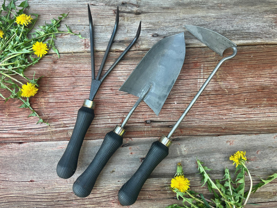 Black Handle Garden Tool Set