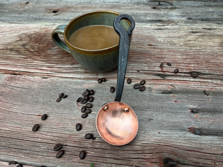 Curled Copper Scoop - 2 Tbsp