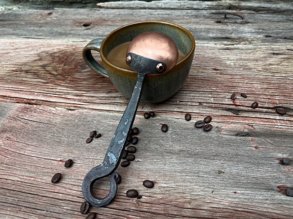 Curled Copper Scoop - 2 Tbsp