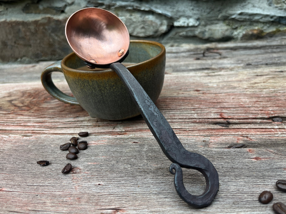 Curled Copper Scoop - 2 Tbsp