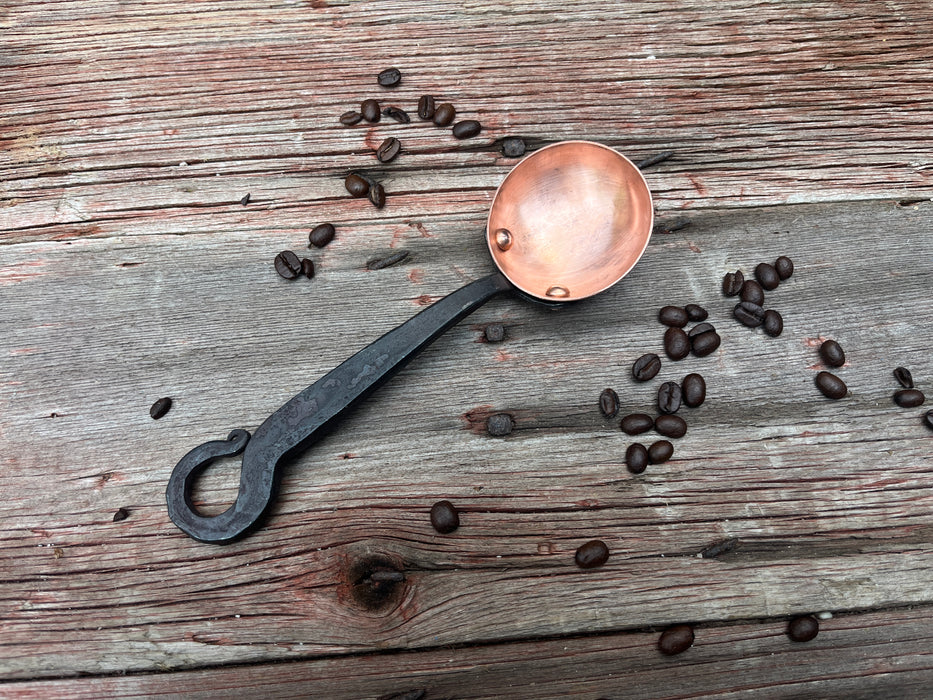 Curled Copper Scoop - 2 Tbsp