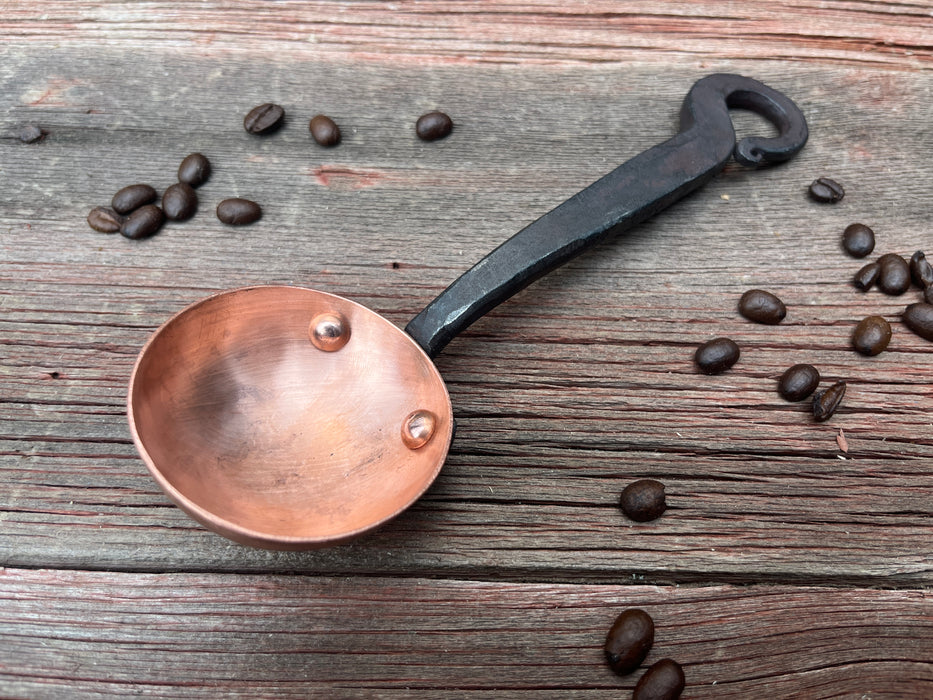 Curled Copper Scoop - 2 Tbsp