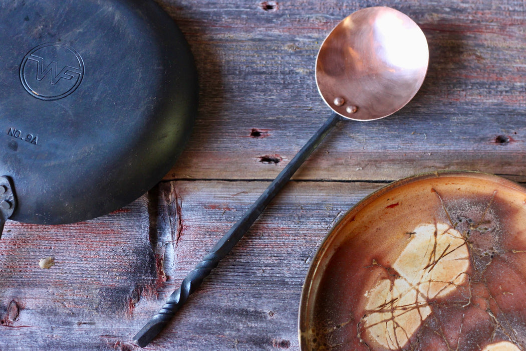 Copper Serving Spoon