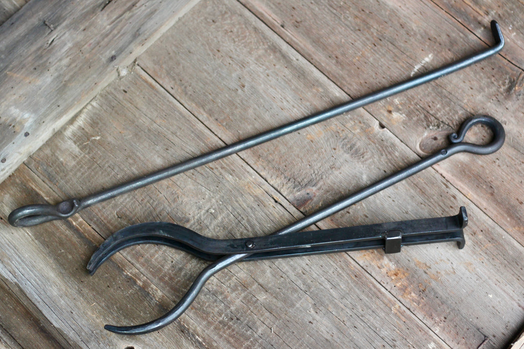 Log grabber and fire poker 