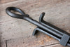 blacksmith hand forged fire poker and log grabber 
