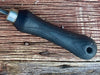 wooden handle black garden hand spade by wicks forge 