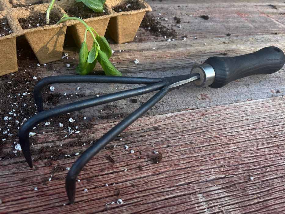 Large African Rakes Black Garden Rake– Wicks Forge