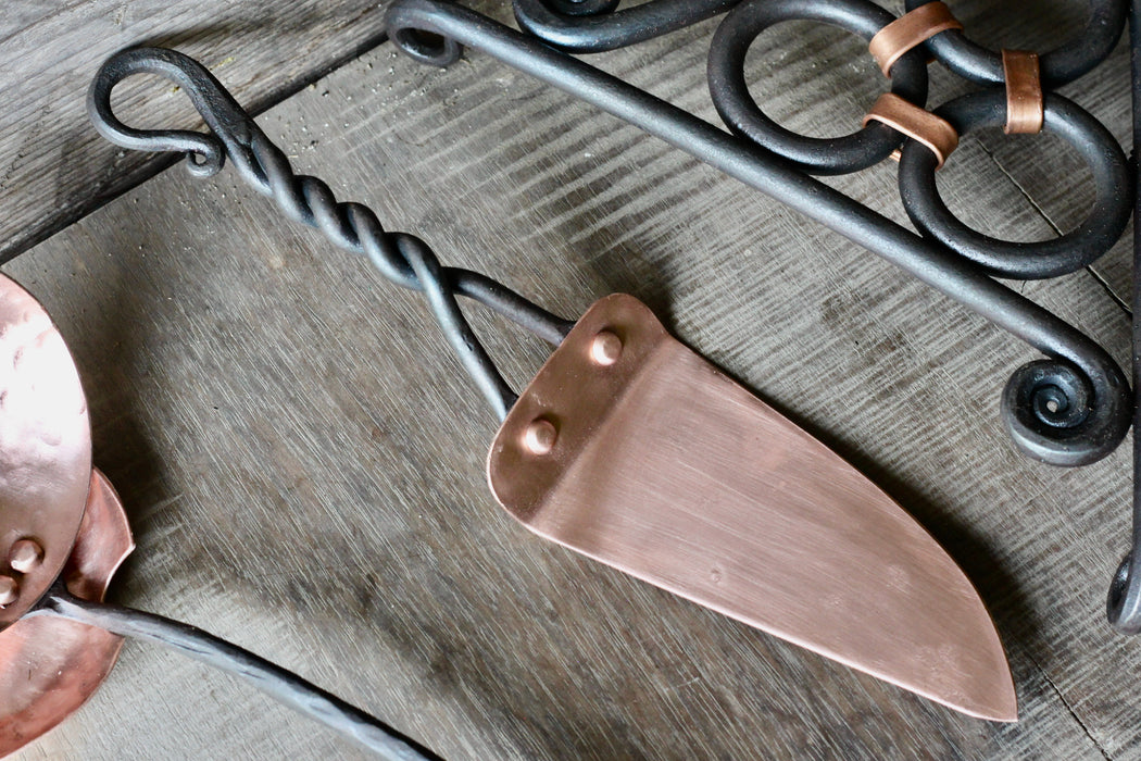 Copper Pie and Cake Server