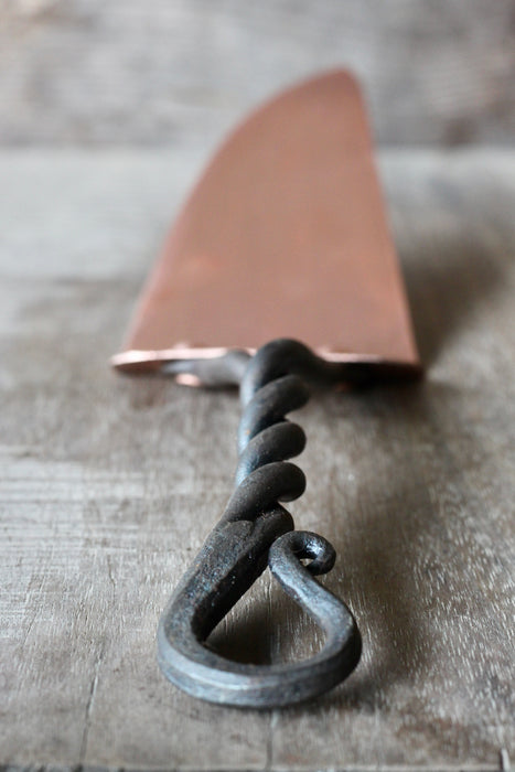 Copper Pie and Cake Server
