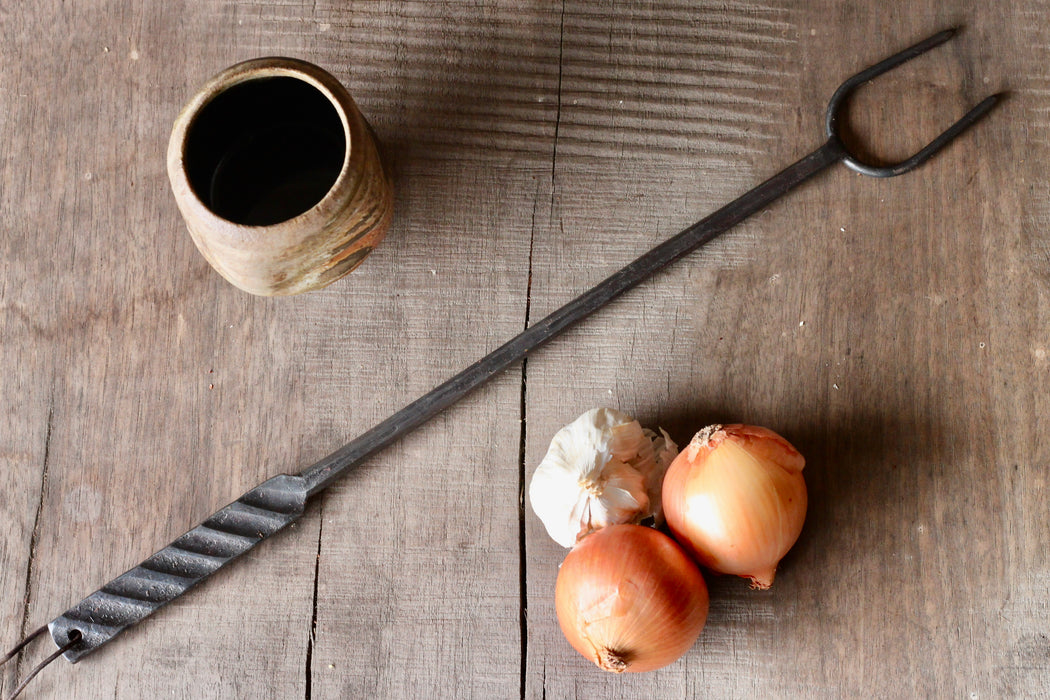 BBQ Fork: "Grill-Marked" Handle