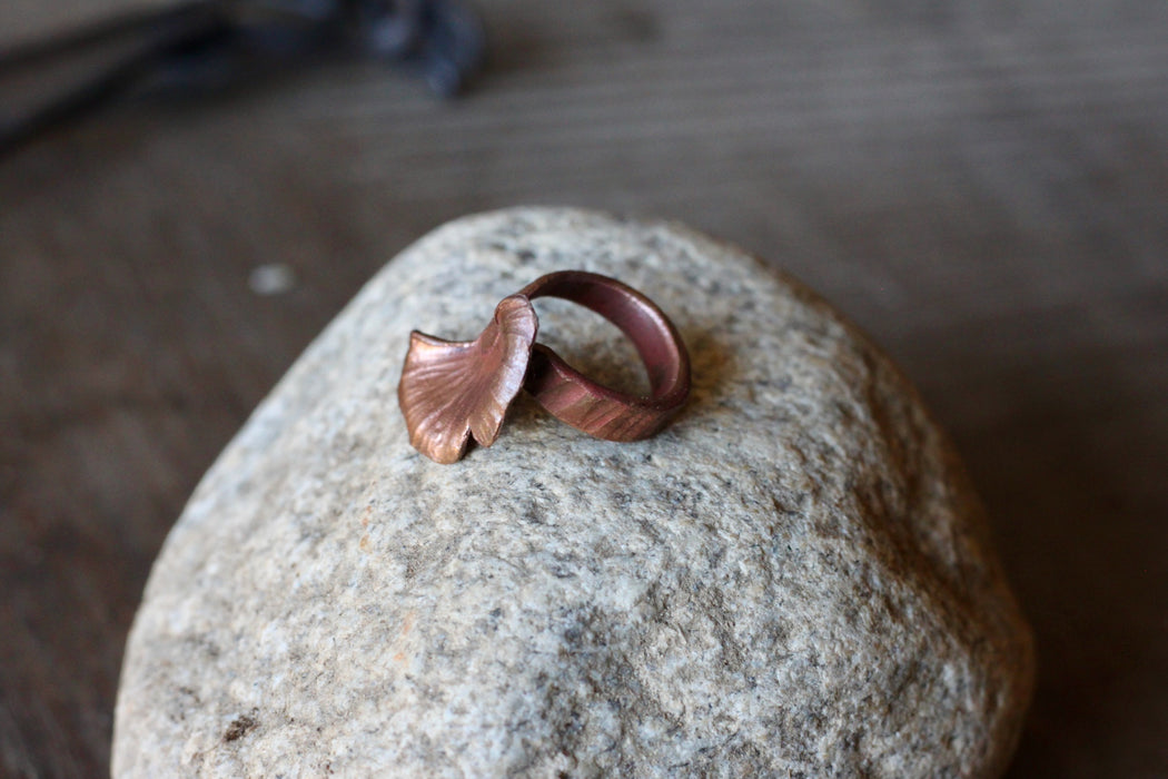 Ginko Leaf Ring