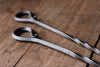 2 skewer handles showing loop design handles by wicks forge 