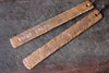 blacksmith hand forged personalized copper bookmarks by Wicks Forge